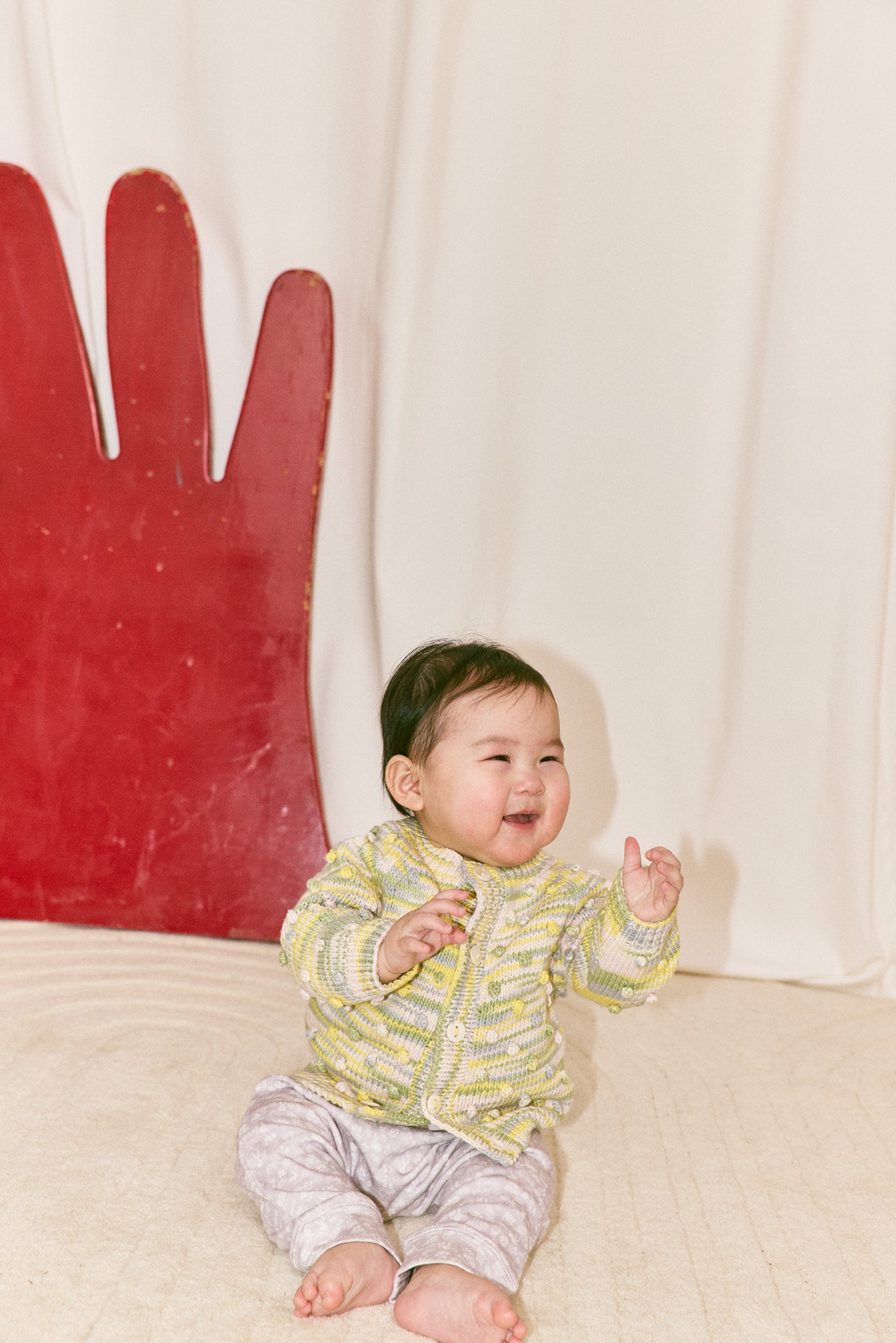 Baby Popcorn Cardigan