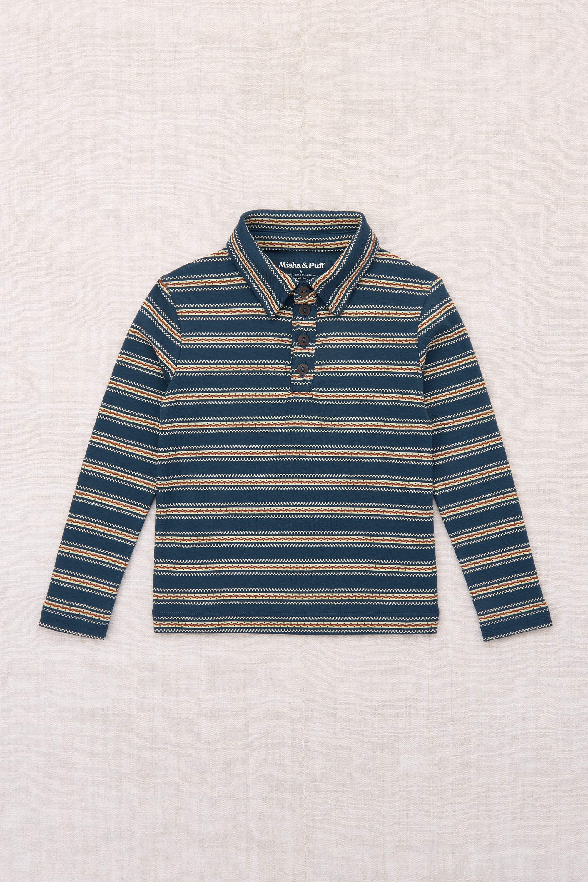 Long Sleeve Polo – Misha & Puff