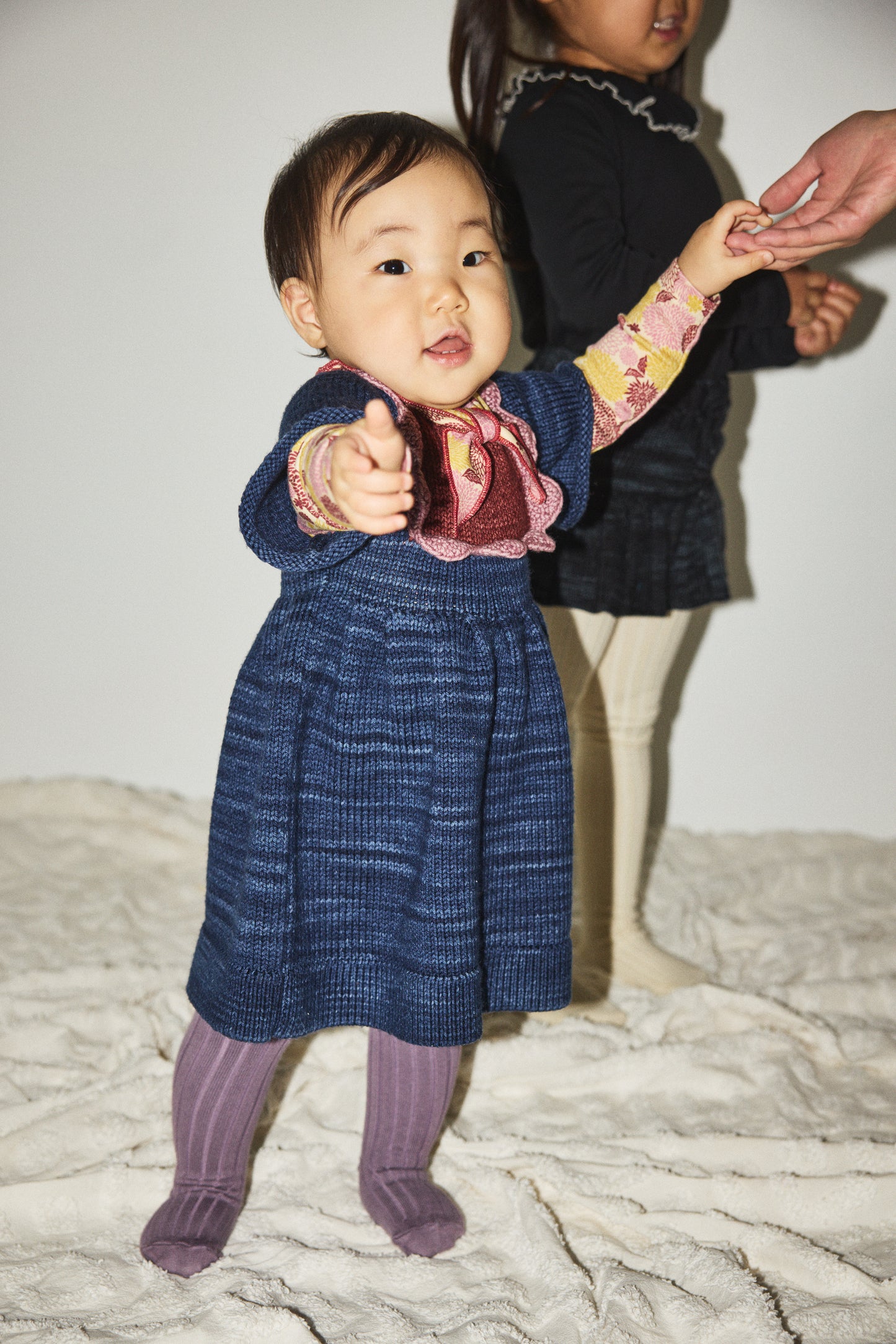 Baby Scallop Bib Dress