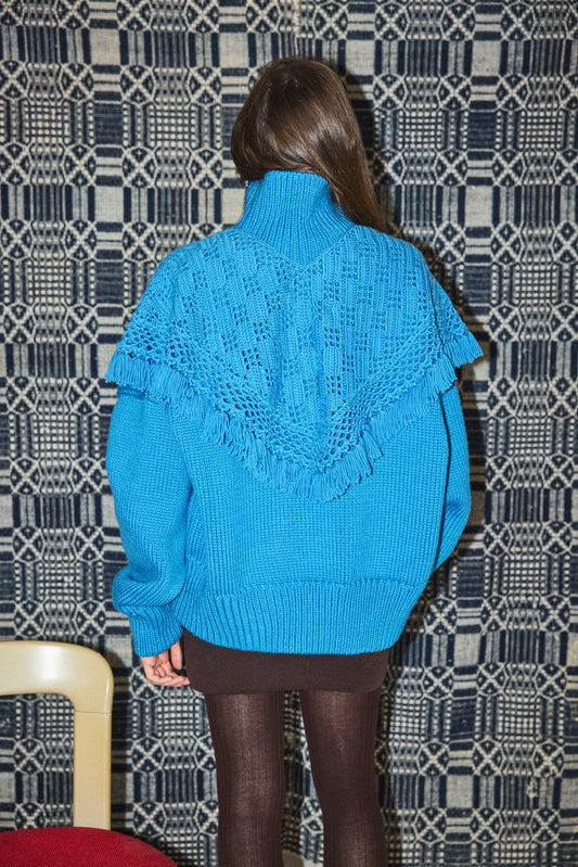 Lattice Crochet Capelet