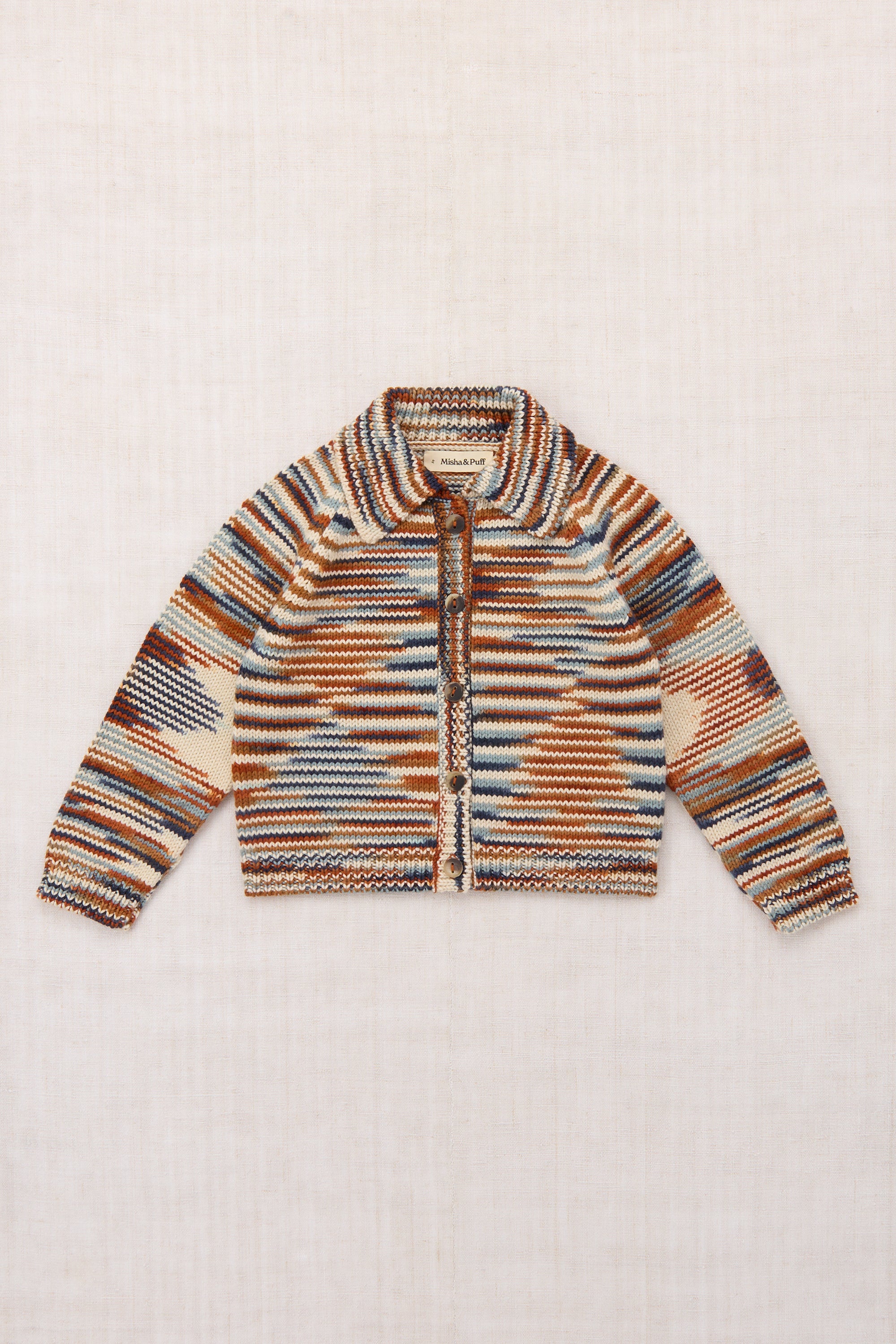 Misha & Puff スケポン Faded Space Dye 5-6y Motley Cardigan – Misha & Puff
