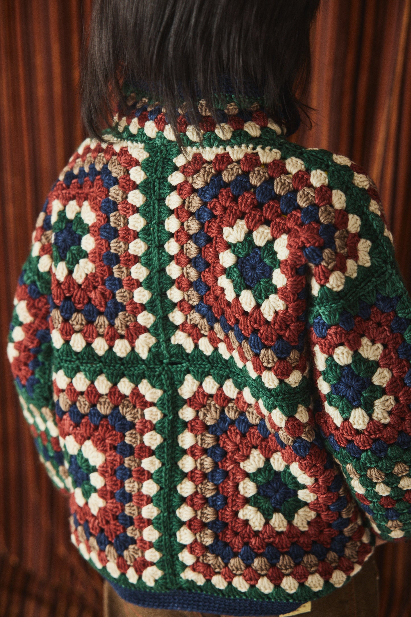 Crochet Big Square Jacket