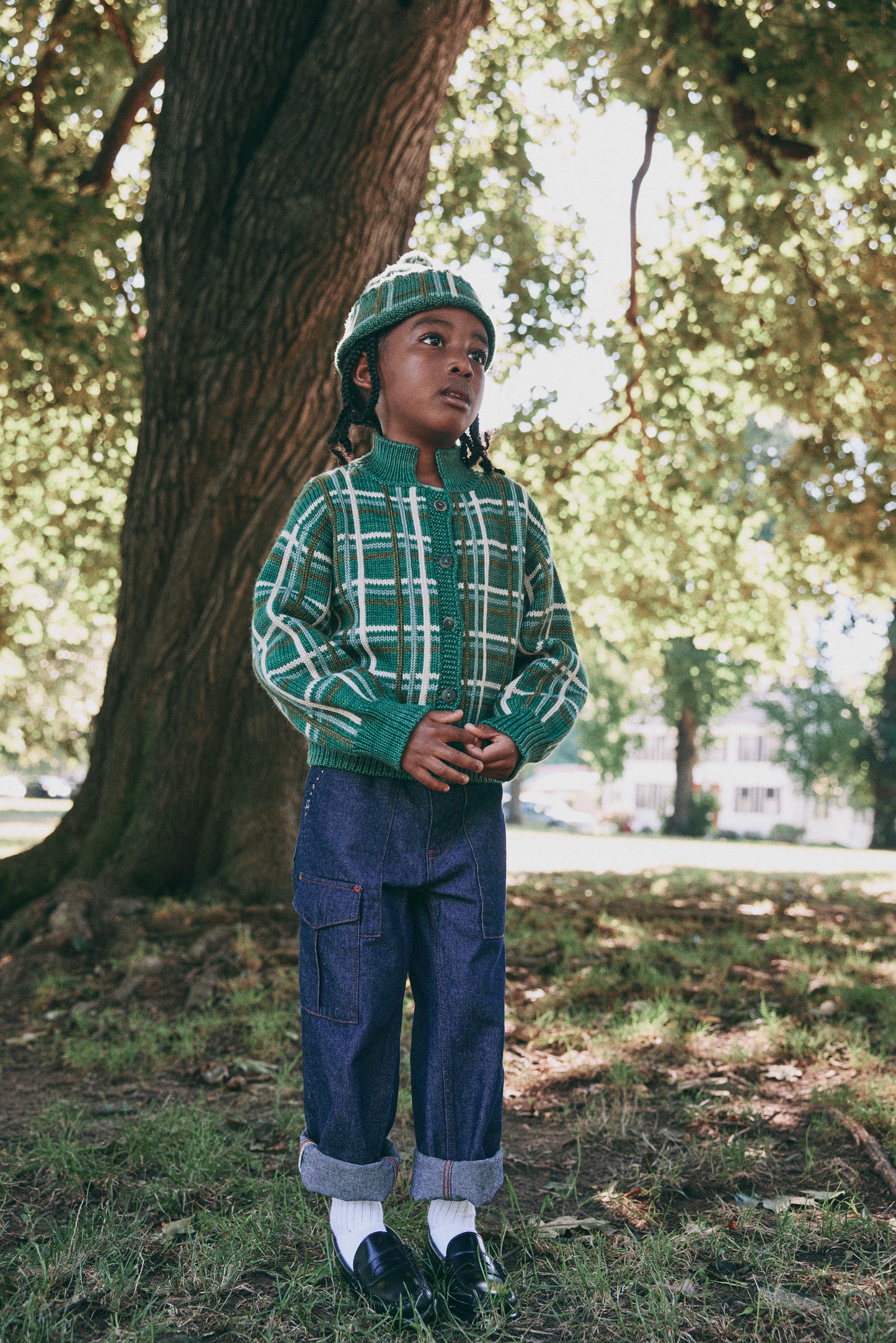 Plaid Davis Cardigan - Bough