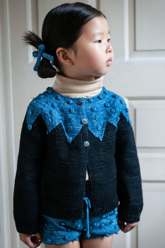 Placed Popcorn Cardigan