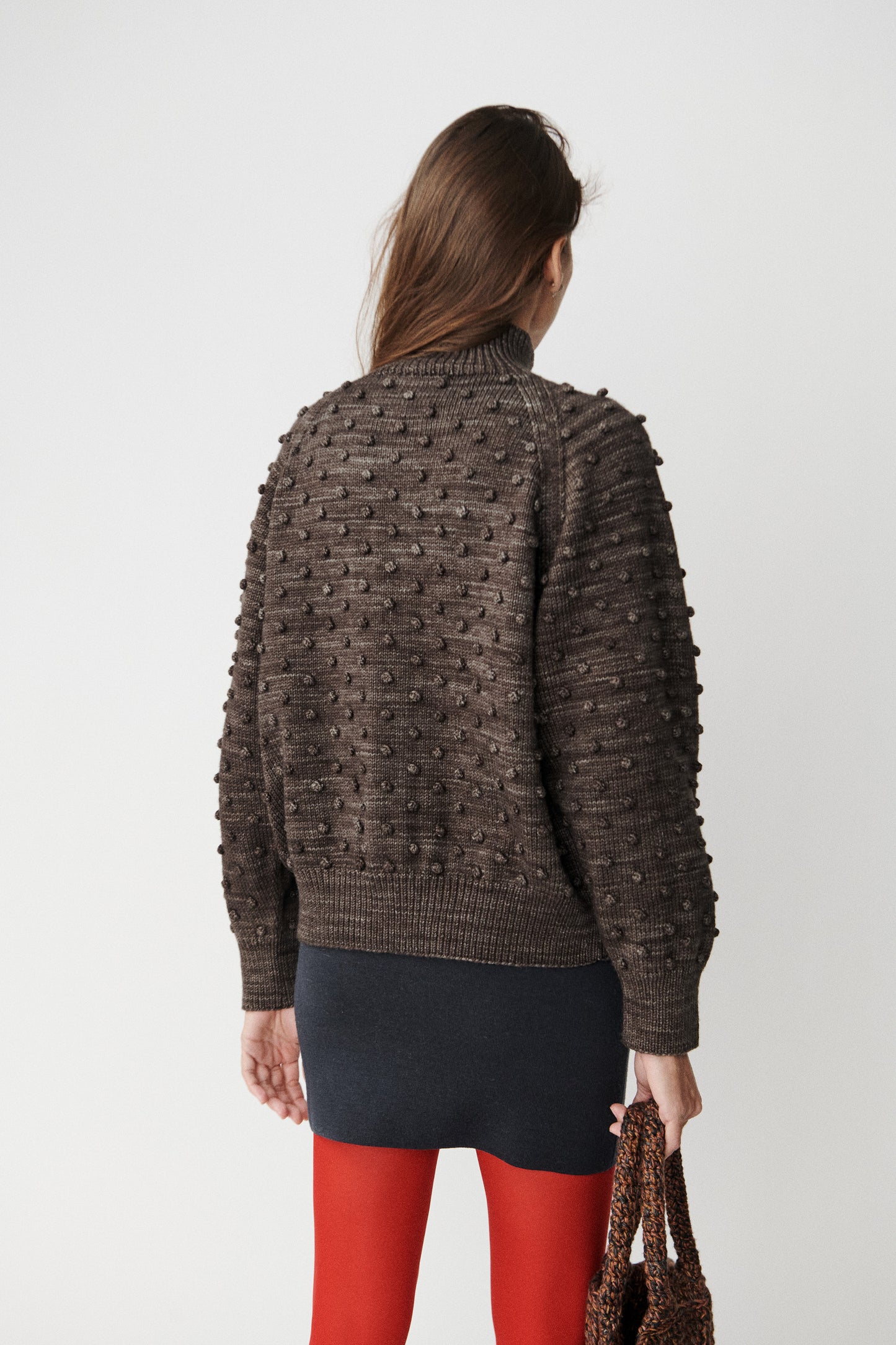 Popcorn Polo Cardigan