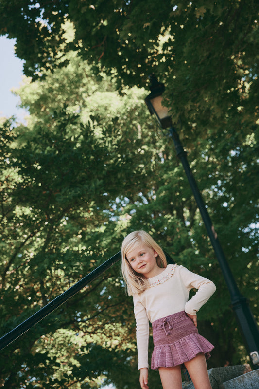 Skating Pond Skirt - Antique Rose