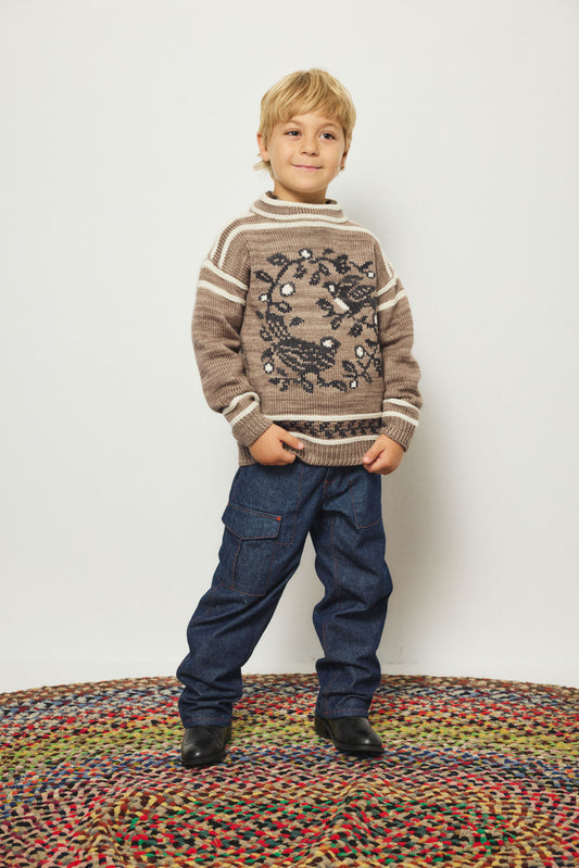 Songbird Duet Sweater - Brut
