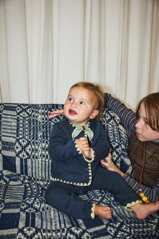 Baby Crochet Trim Darling Cardigan