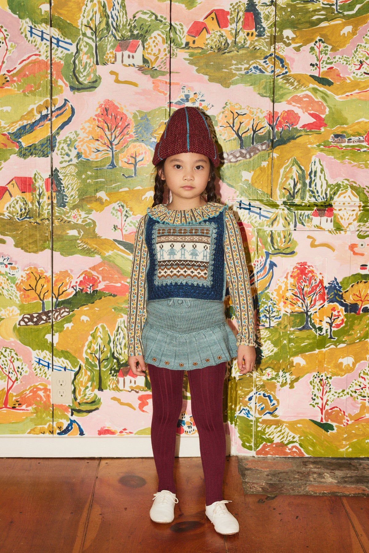Étoile Skating Pond Skirt - Slate