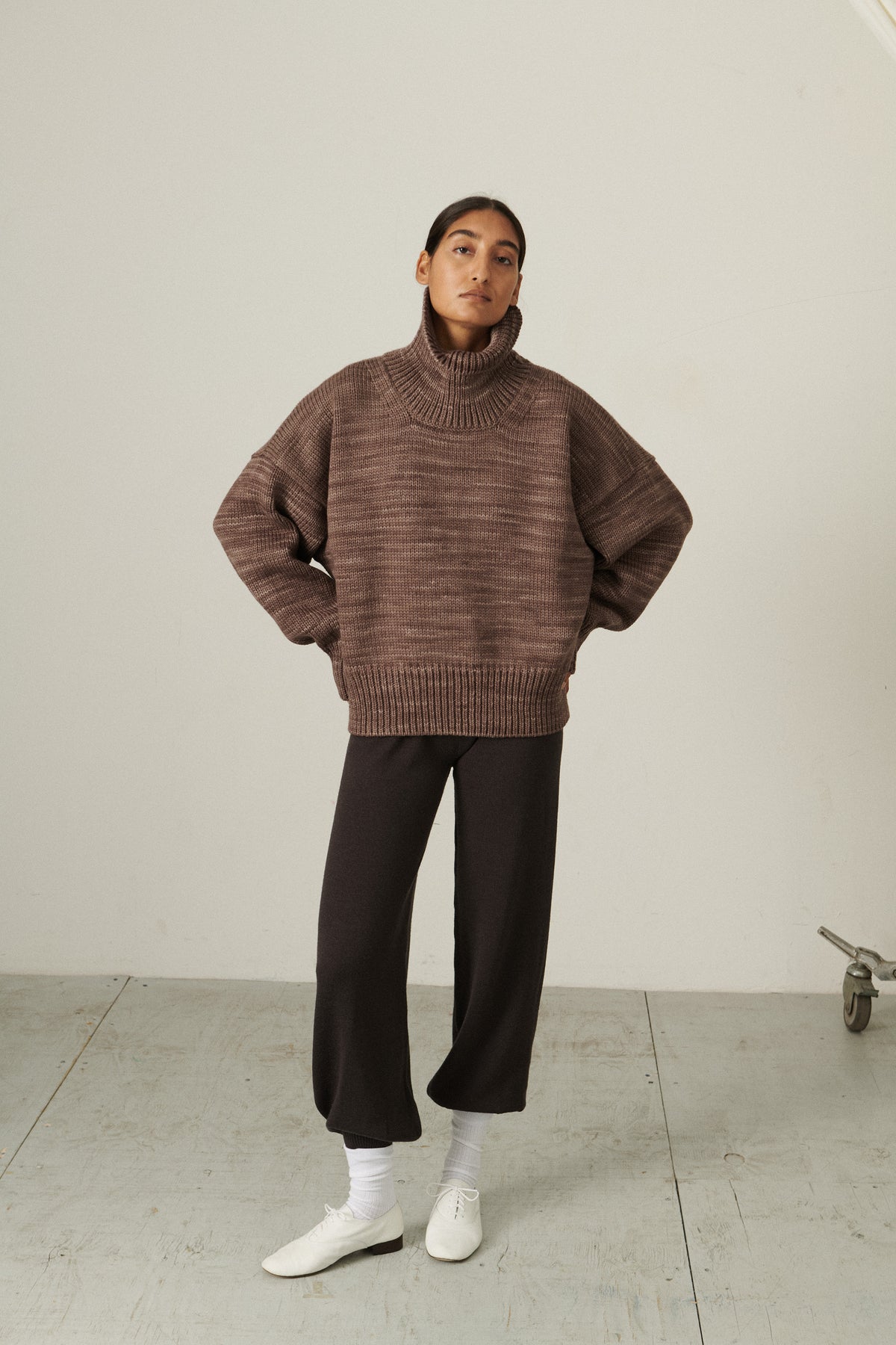 Turtleneck Sweater - Mink