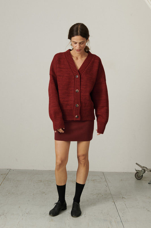V-Neck Cardigan - Cambridge