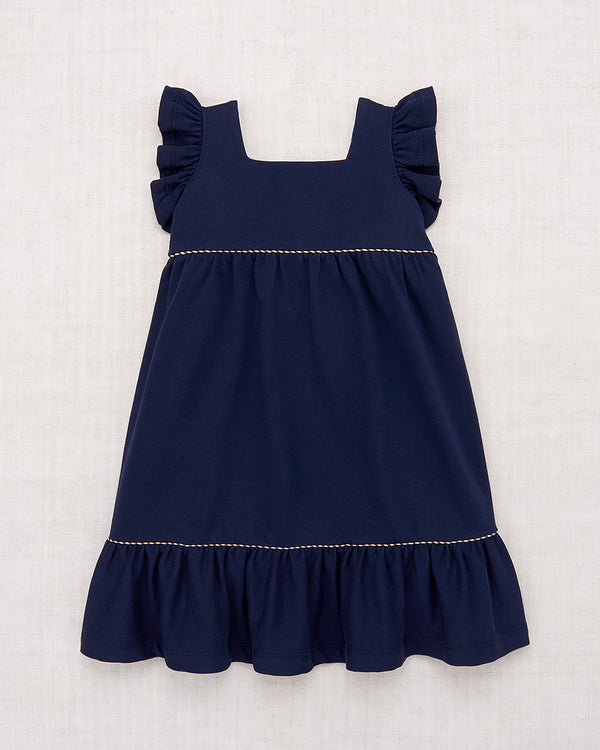 Short Sleeve Ruffled Bell dress - Twilight Mauve - Active Baby