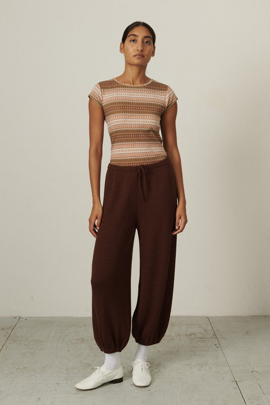Yves Dance Pant - Dark Roast