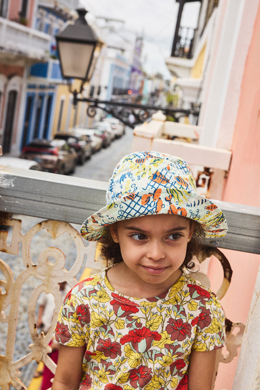 Seersucker Bucket Hat