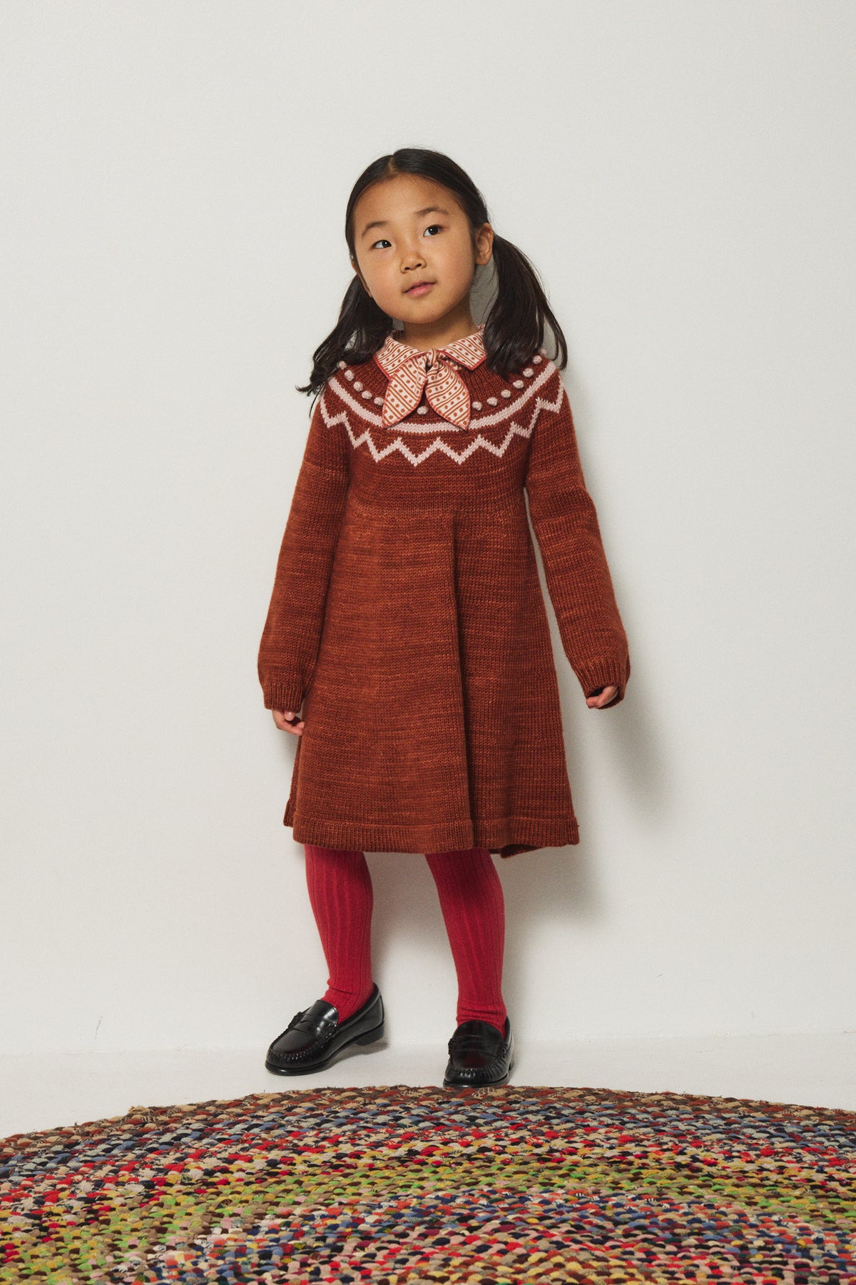 Zig Zag Dress - Cedar
