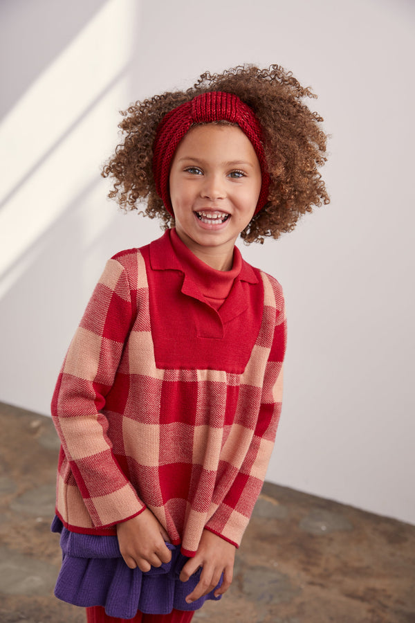 Plaid Tunic - Misha & Puff