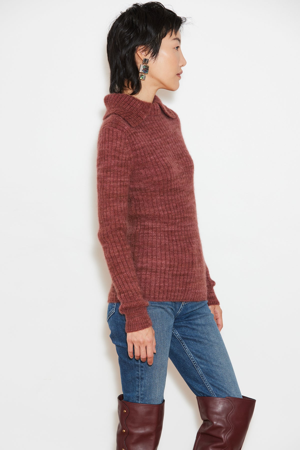 Adult Ines Sweater - Madder Root