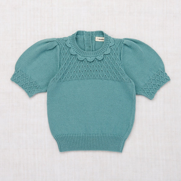 Eloise Pullover - Dusty Blue - Misha & Puff