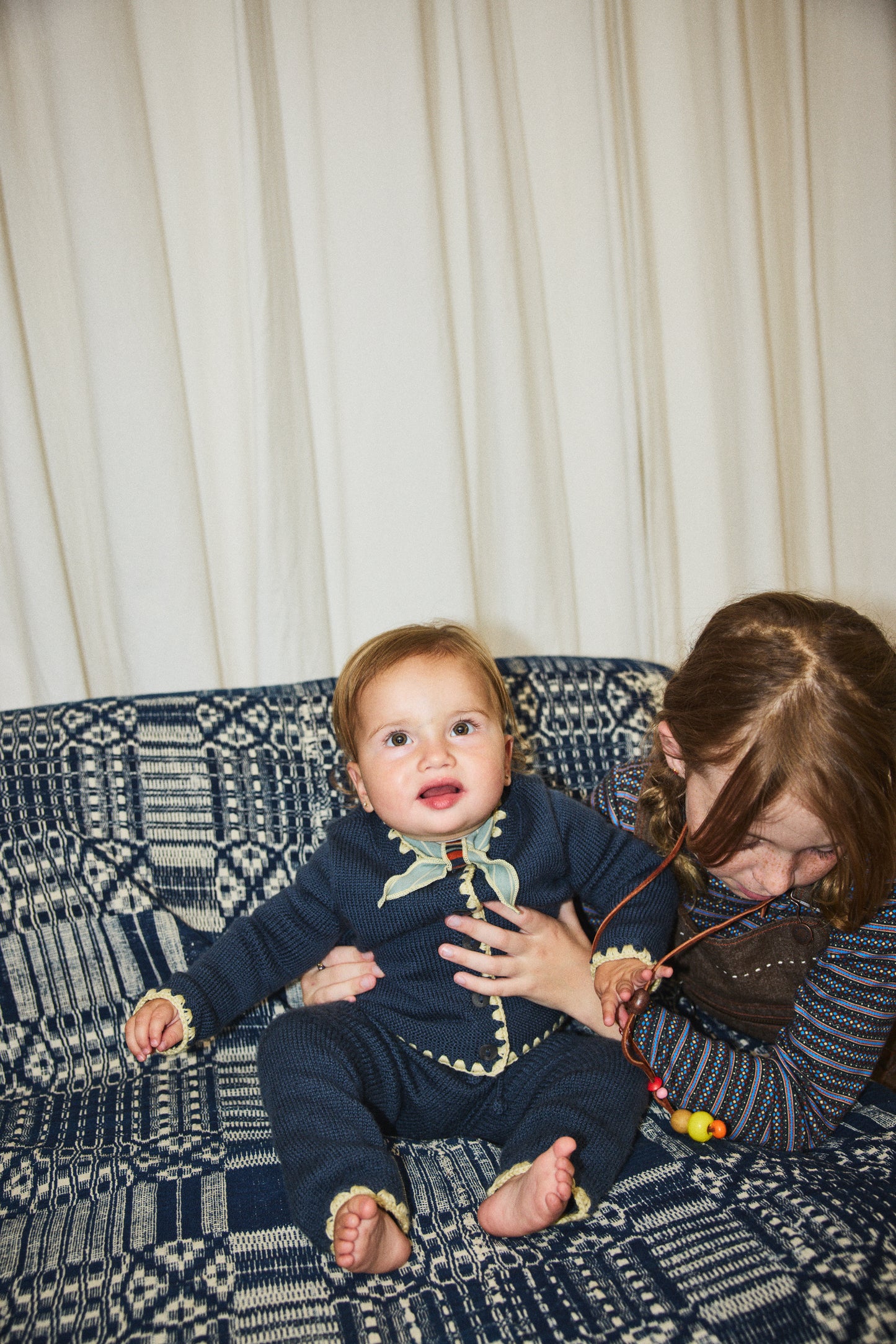 Baby Crochet Trim Darling Cardigan