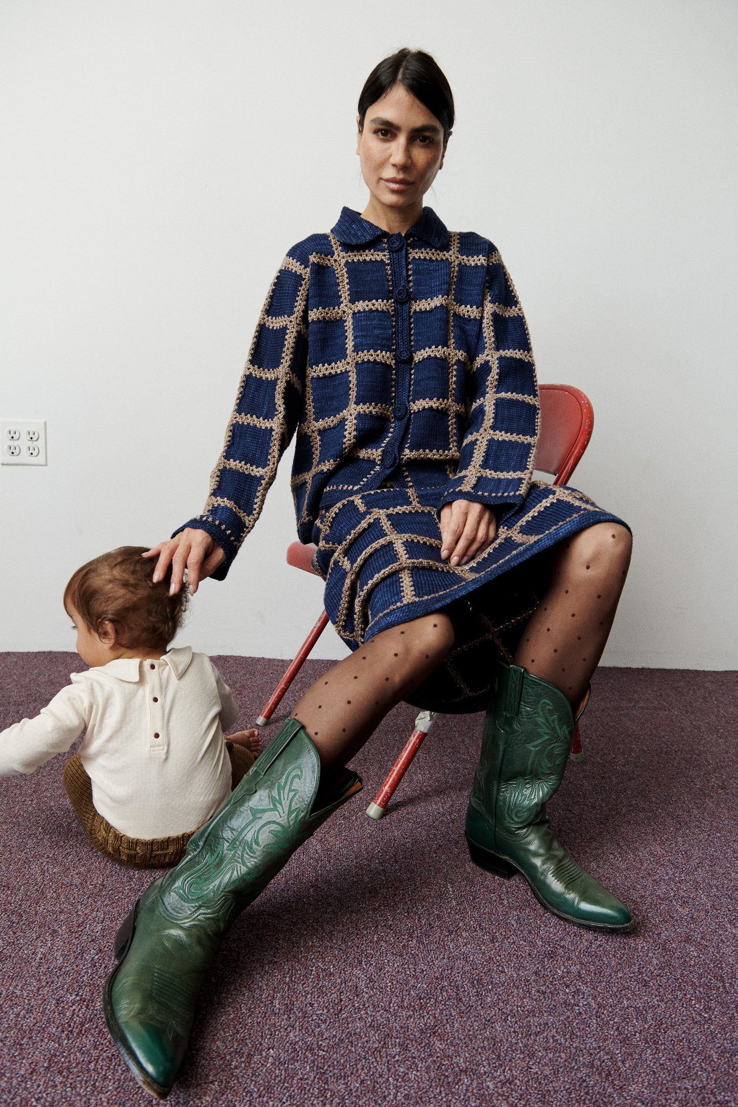 Ladder Square Cardigan