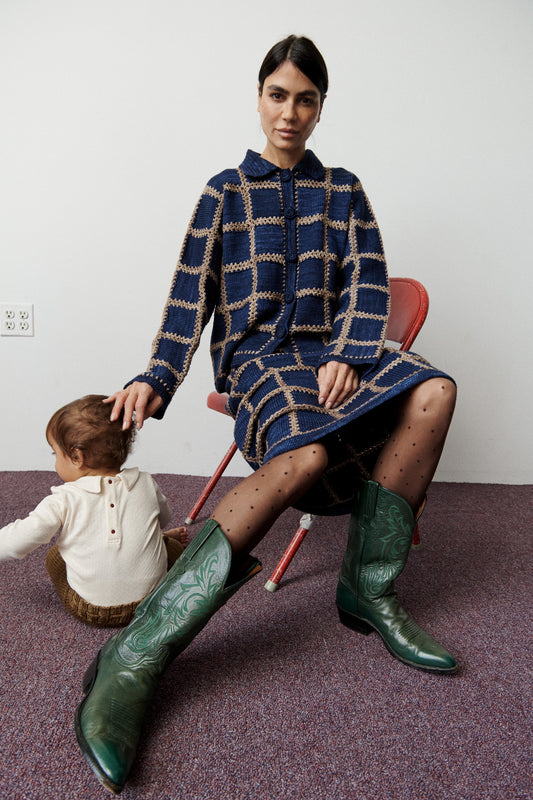 Ladder Square Cardigan