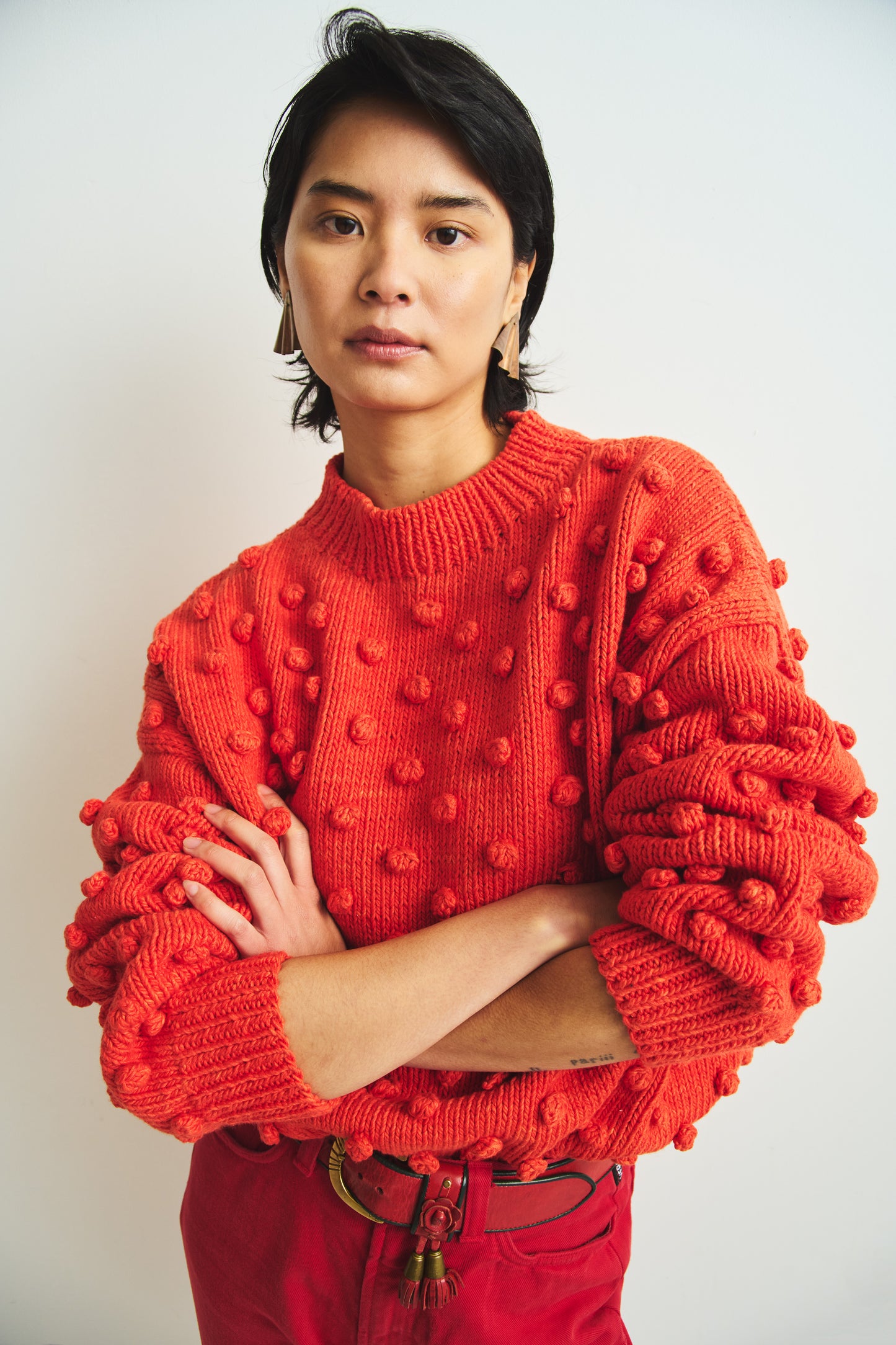 Puff Popcorn Sweater