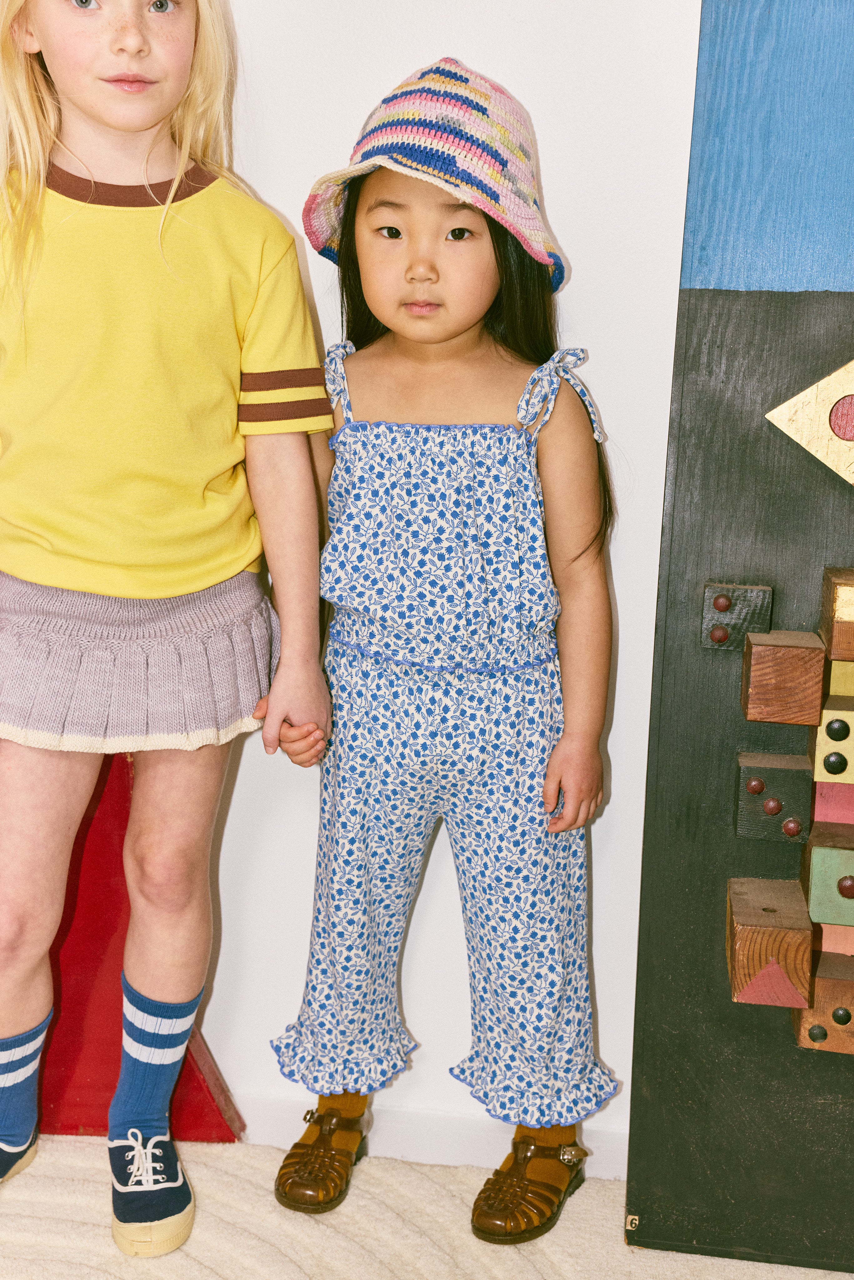 Ruffle Pedal Pusher – Misha & Puff