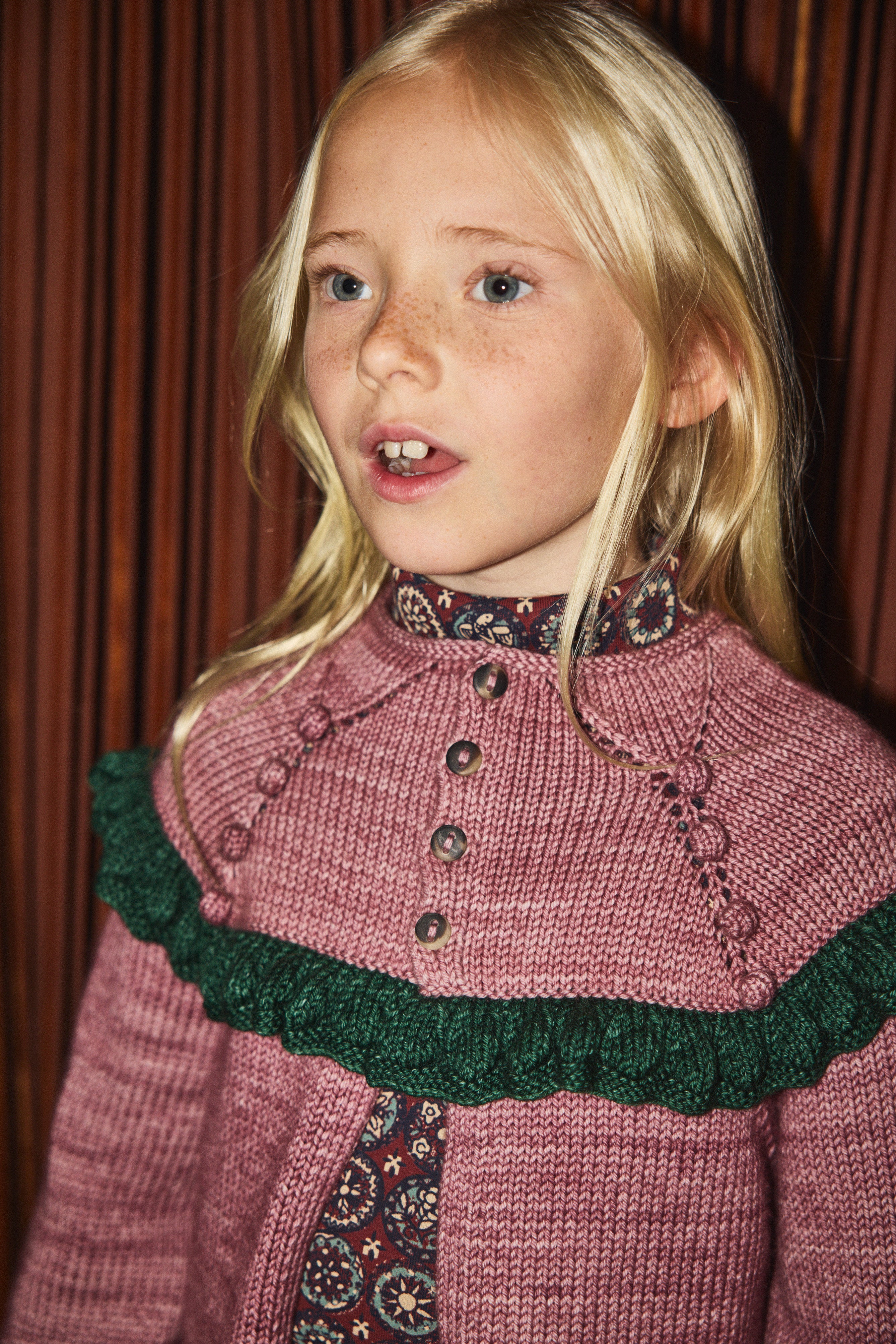 Ruffle Cardigan – Misha & Puff