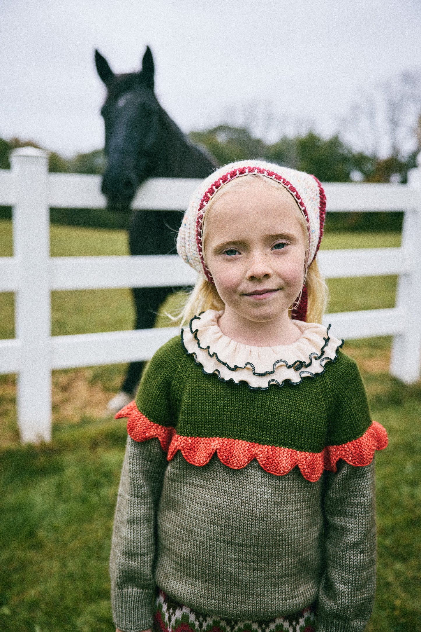 Scallop Yoke Sweater