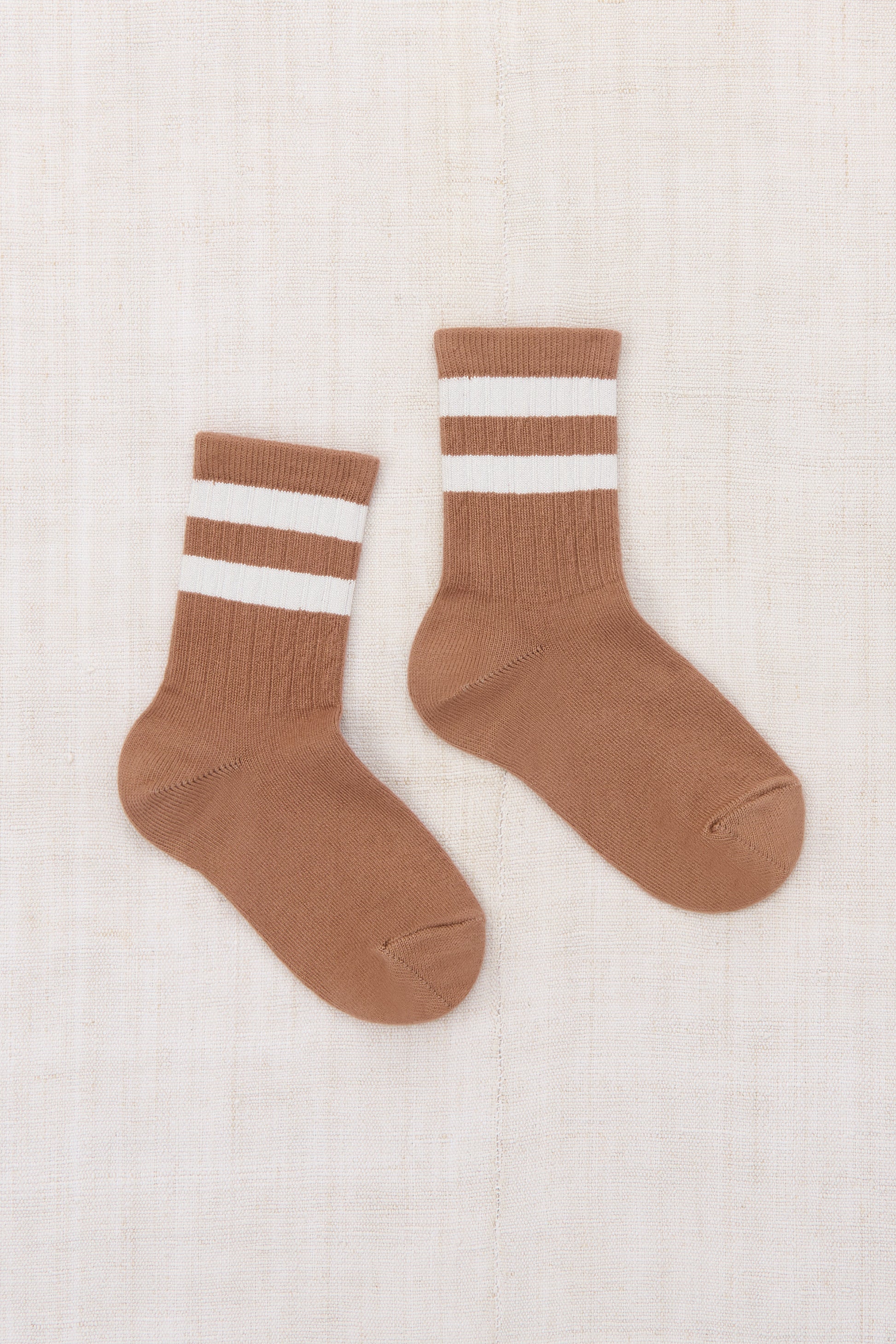 Nico Varsity Crew Socks - Mocha Mousse_01.jpg