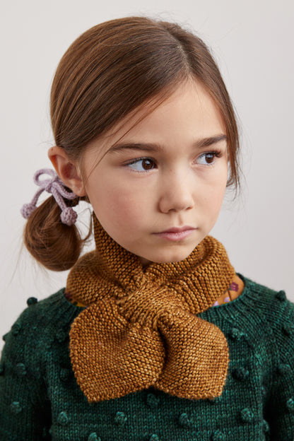 Digital Knitting Patterns - Child Sledding Scarf