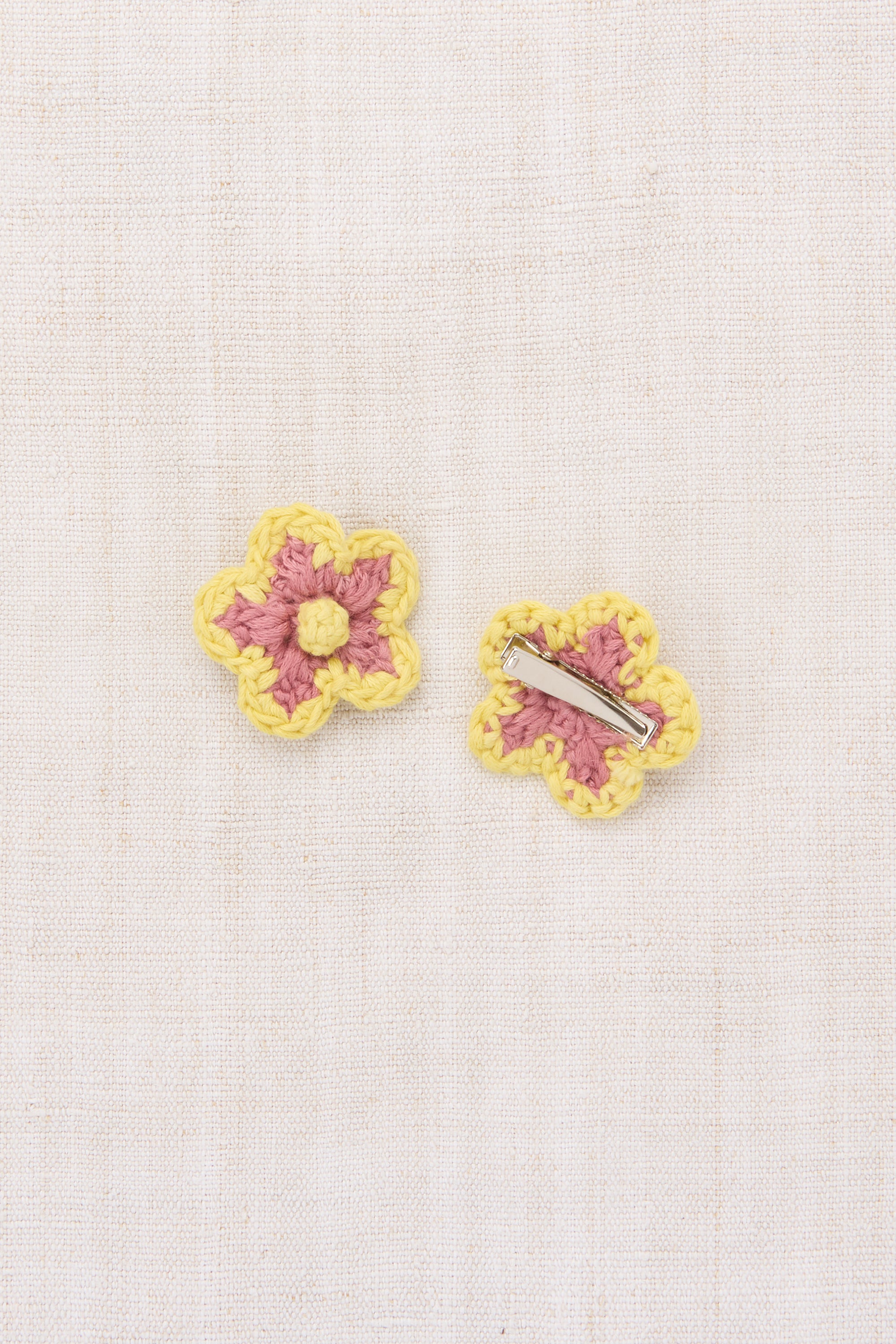 Medium Flower Clip Set – Misha & Puff