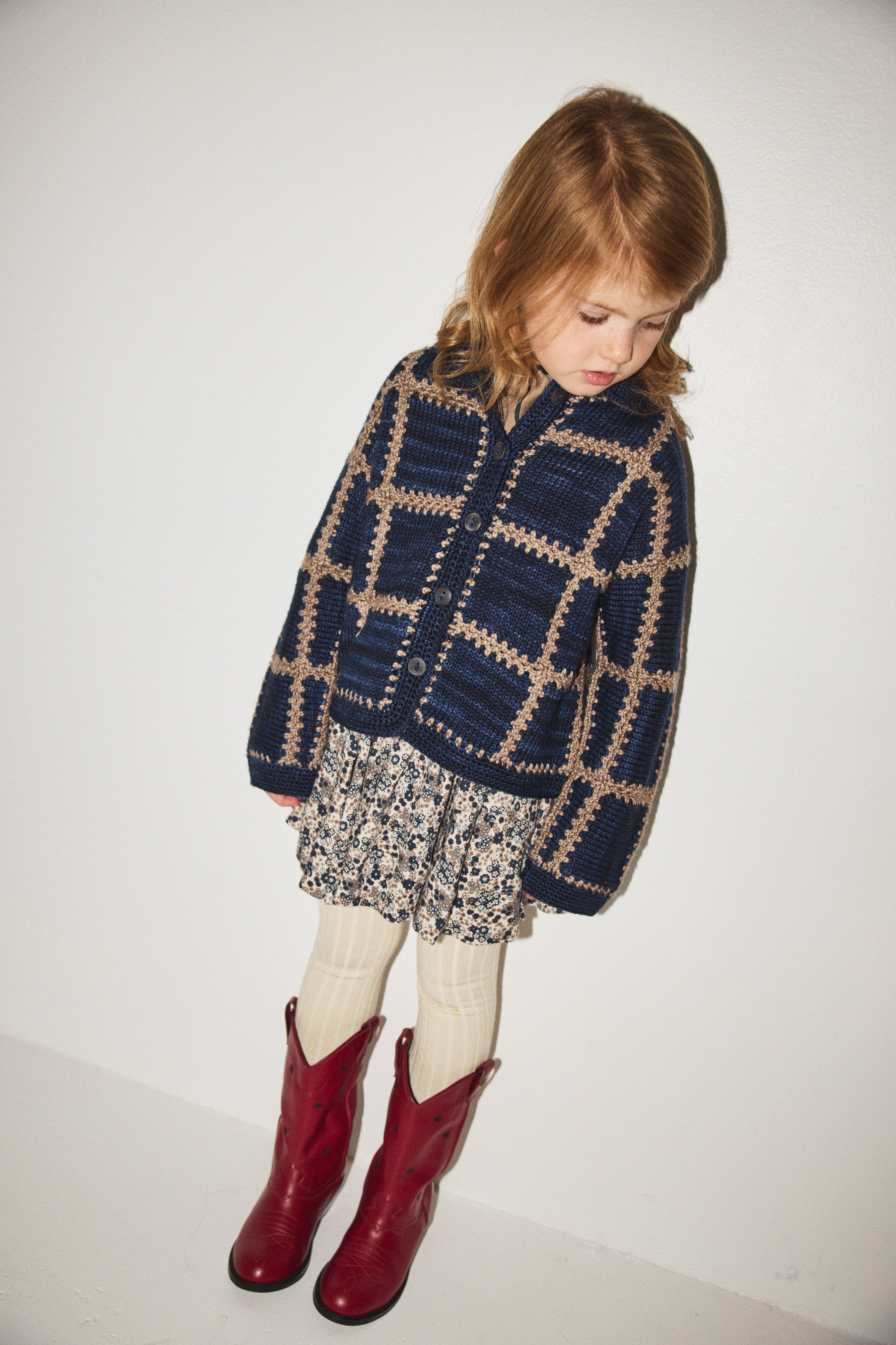 Ladder Square Cardigan – Misha & Puff