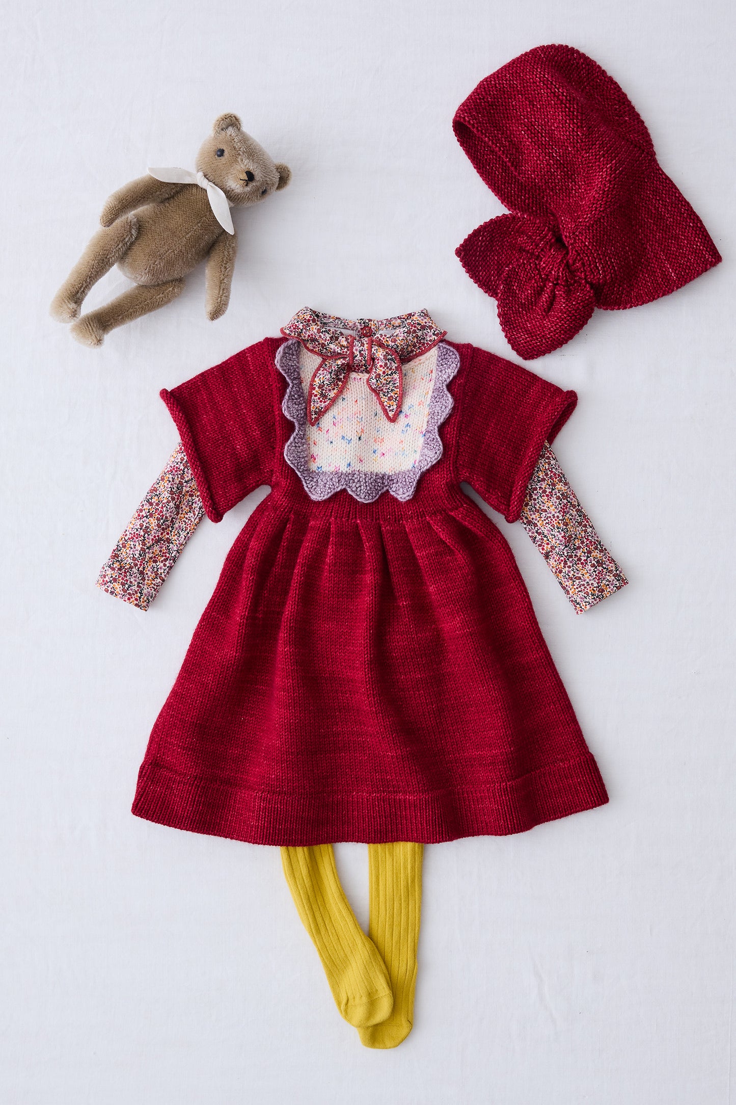 Baby Scallop Bib Dress