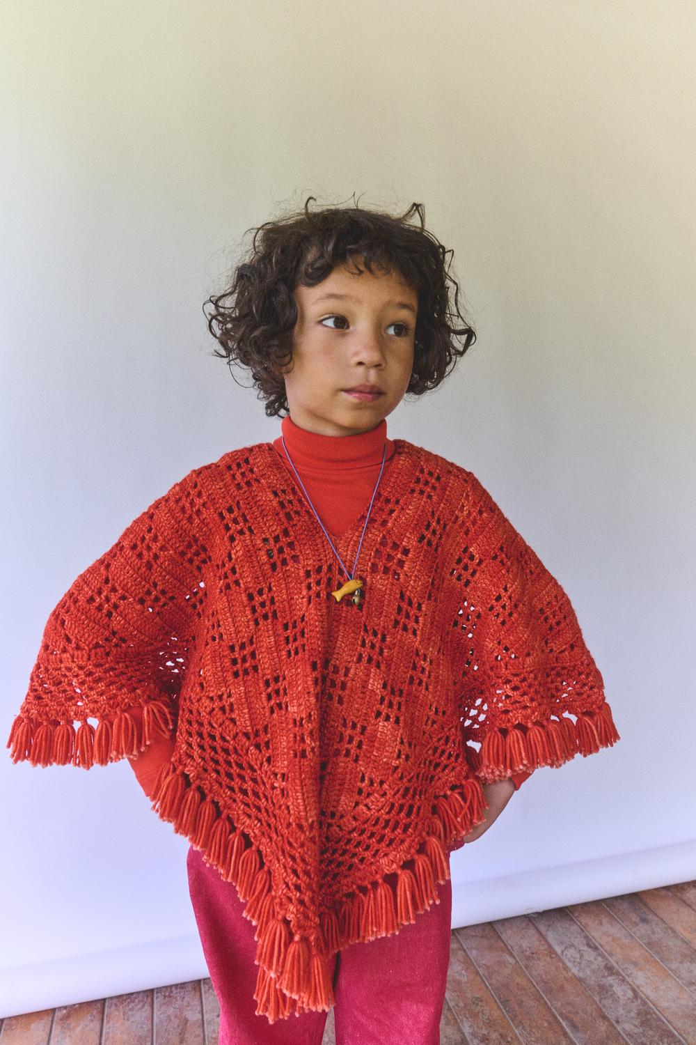 Lattice Crochet Poncho