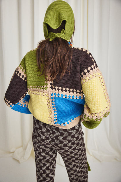 Cross Stitch Crochet Jacket