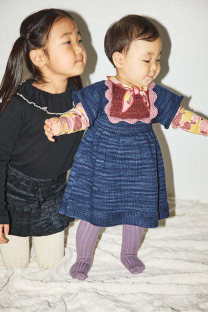 Baby Scallop Bib Dress