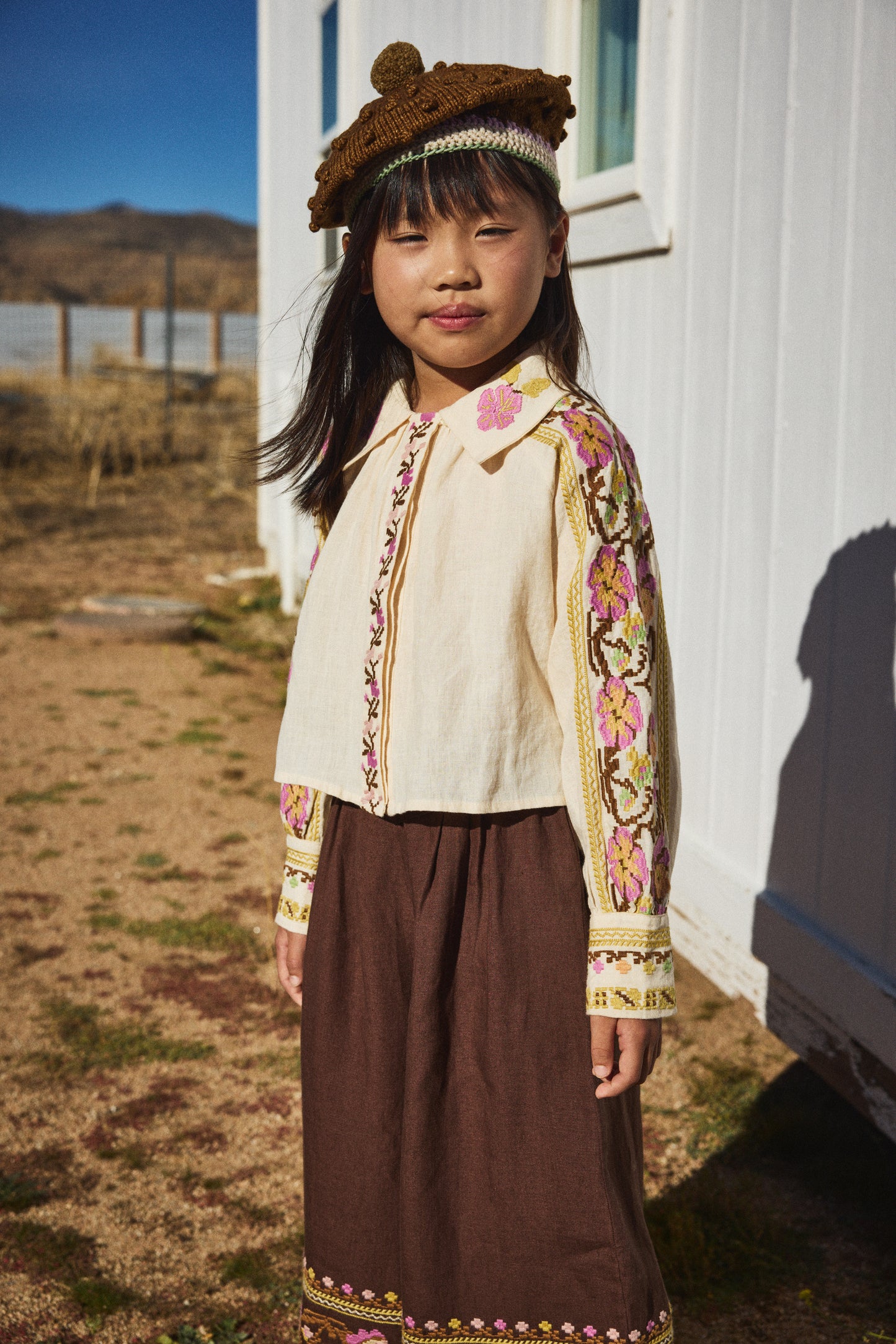 Araminta Embroidered Blouse