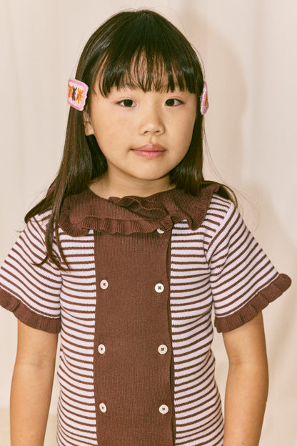 Ruffle Sailor Cardigan