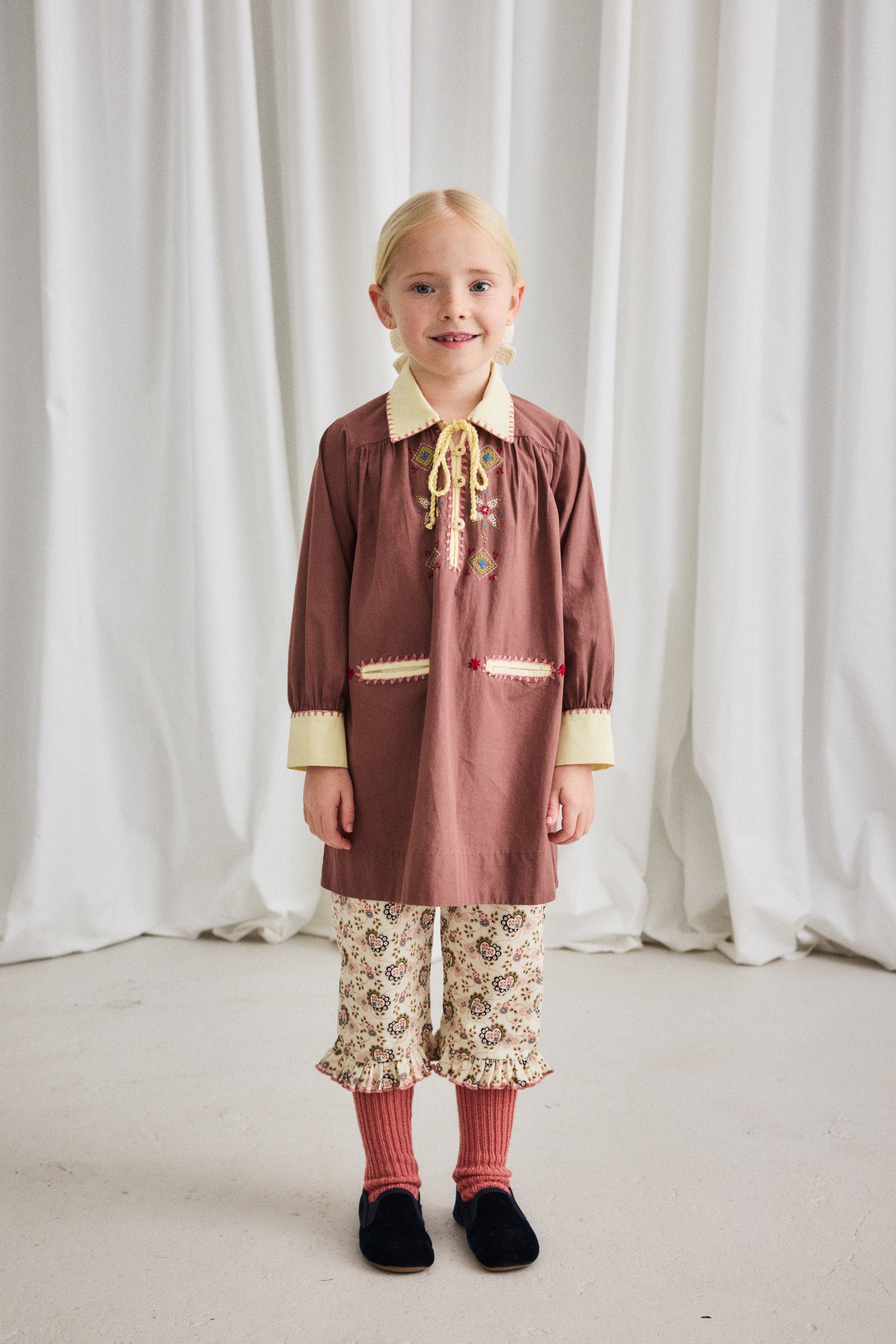 ボトムス misha&puff Ruffle Pedal Pusher 3y Ruffle Pedal Pusher – Misha & Puff