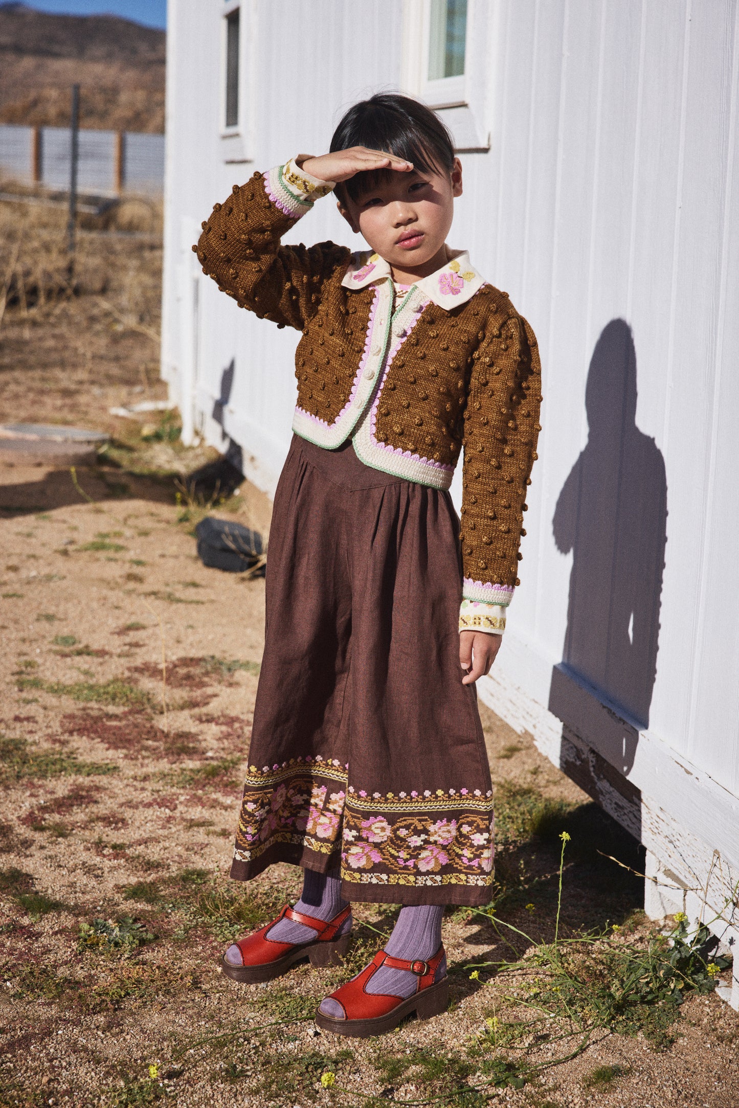 Posy Popcorn Cardigan