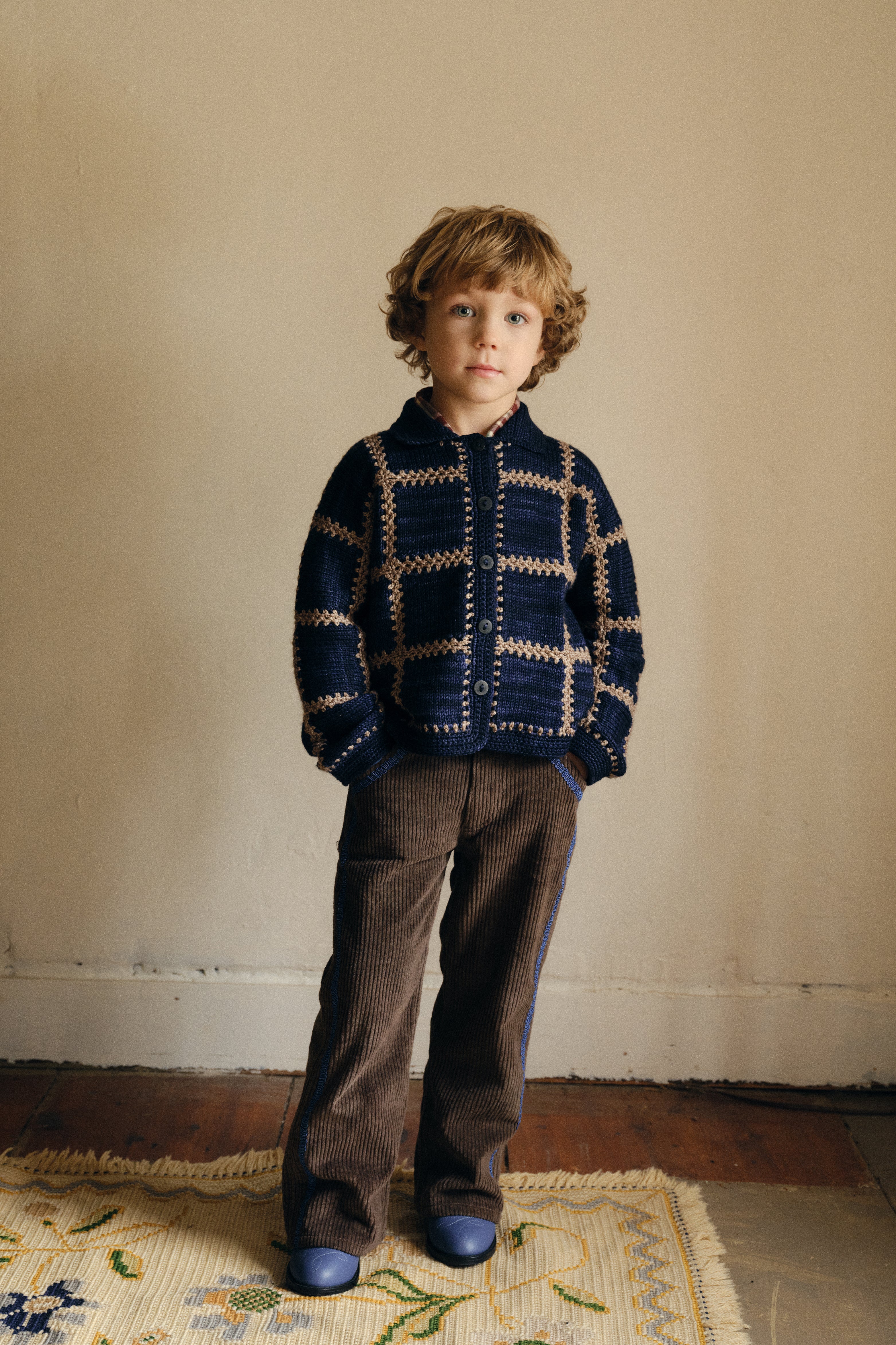 Ladder Square Cardigan – Misha & Puff