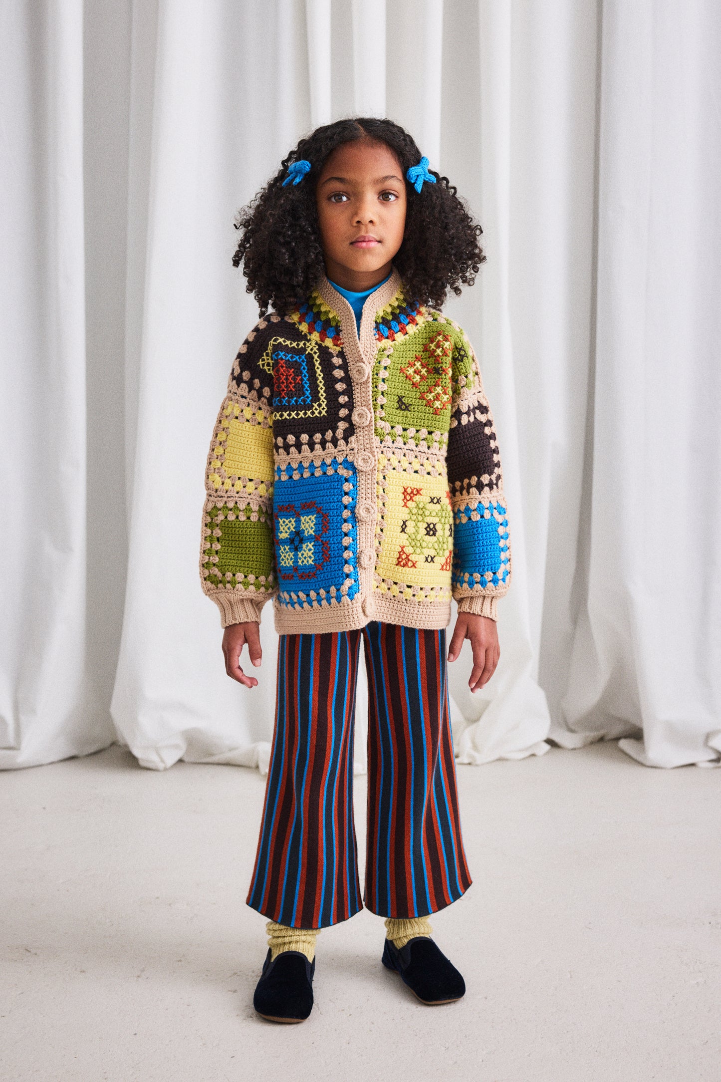 Cross Stitch Crochet Jacket