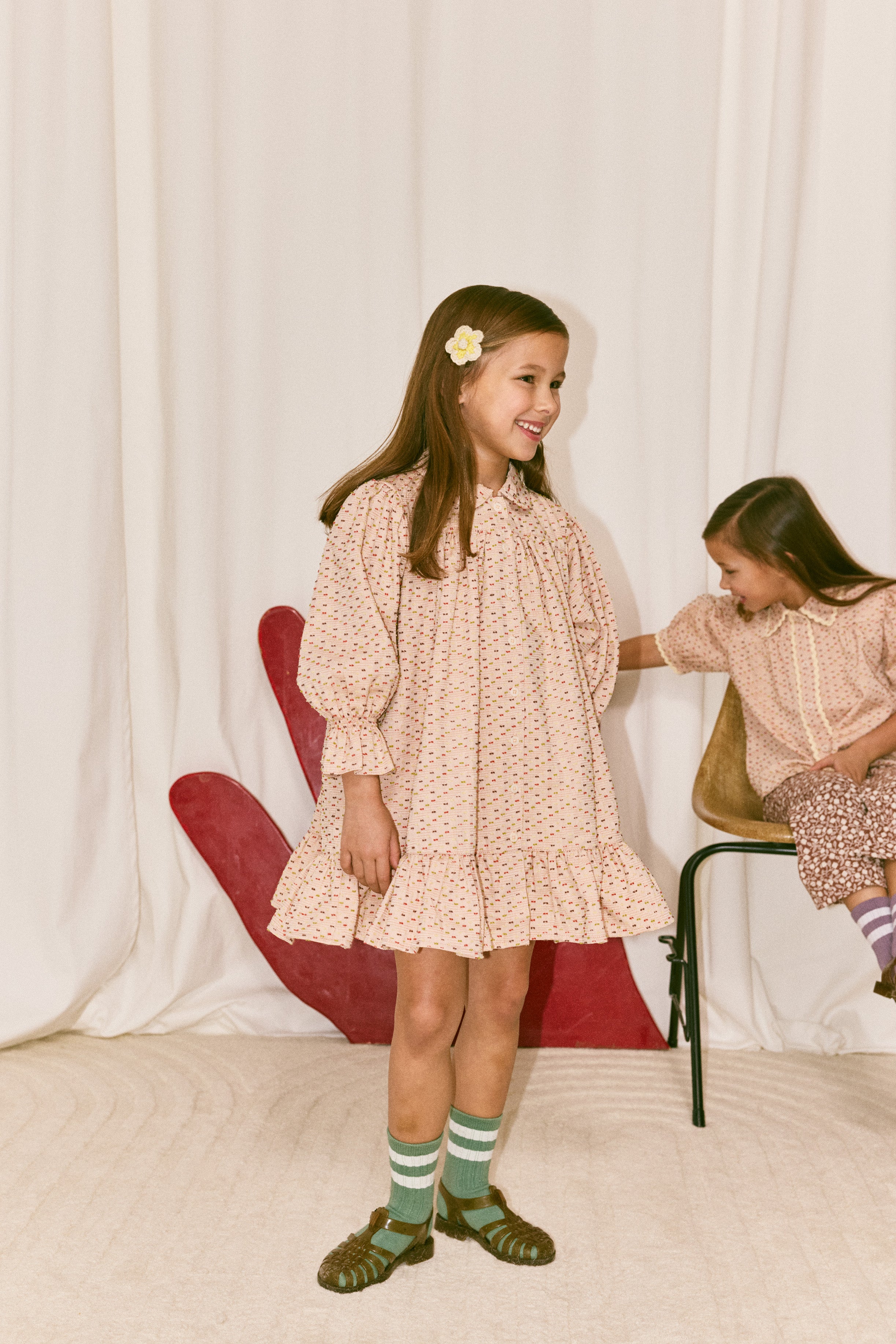 Medium Flower Clip Set – Misha & Puff