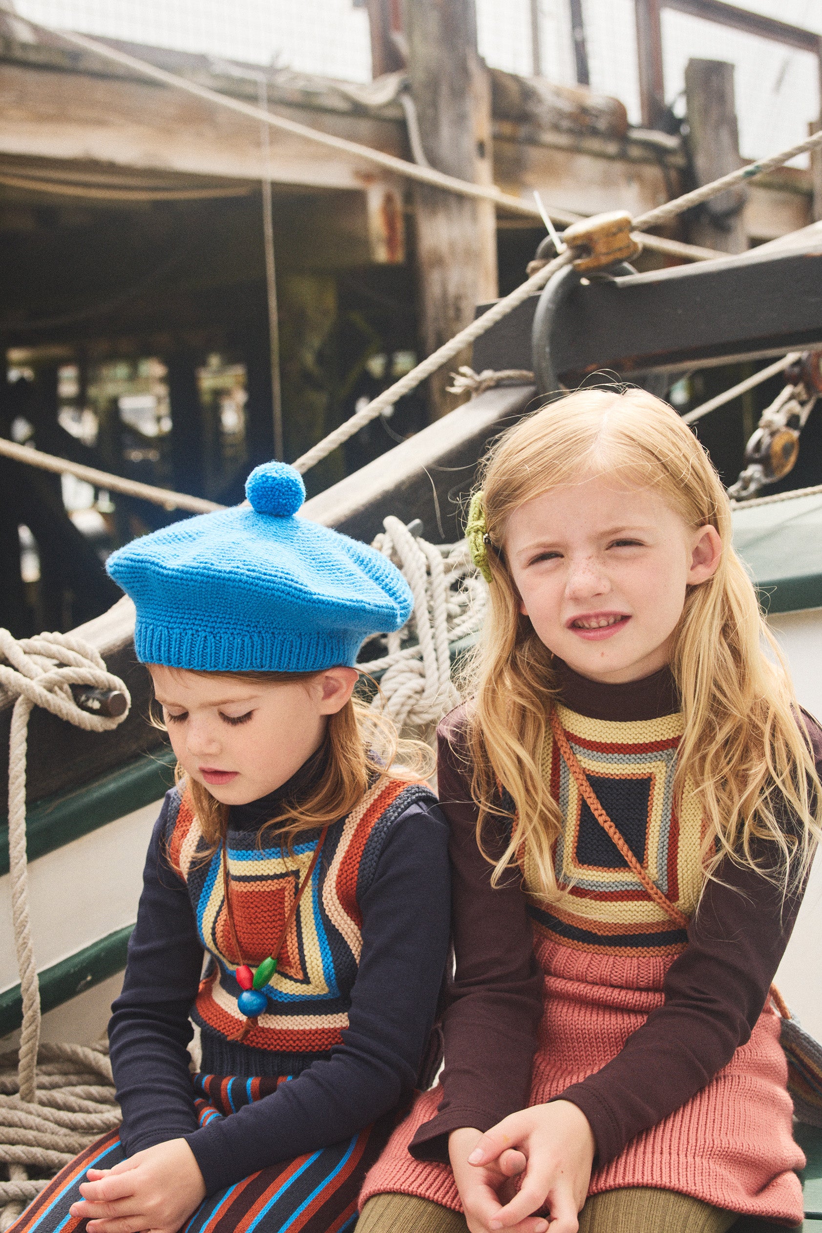 misha＆puff pinafore 3y Misha & Puff Nova Quilt Pinafore MP174008-665 - Sugarcup Trading