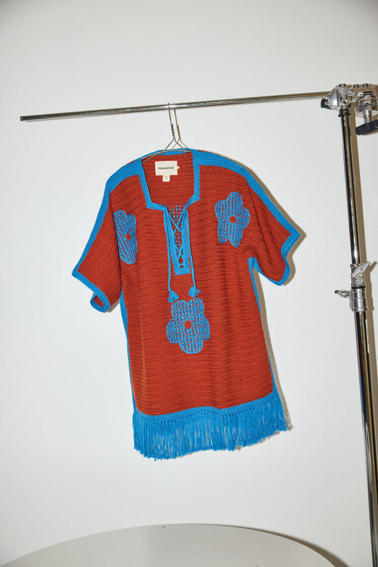 Blomma Crochet Fringe Tunic