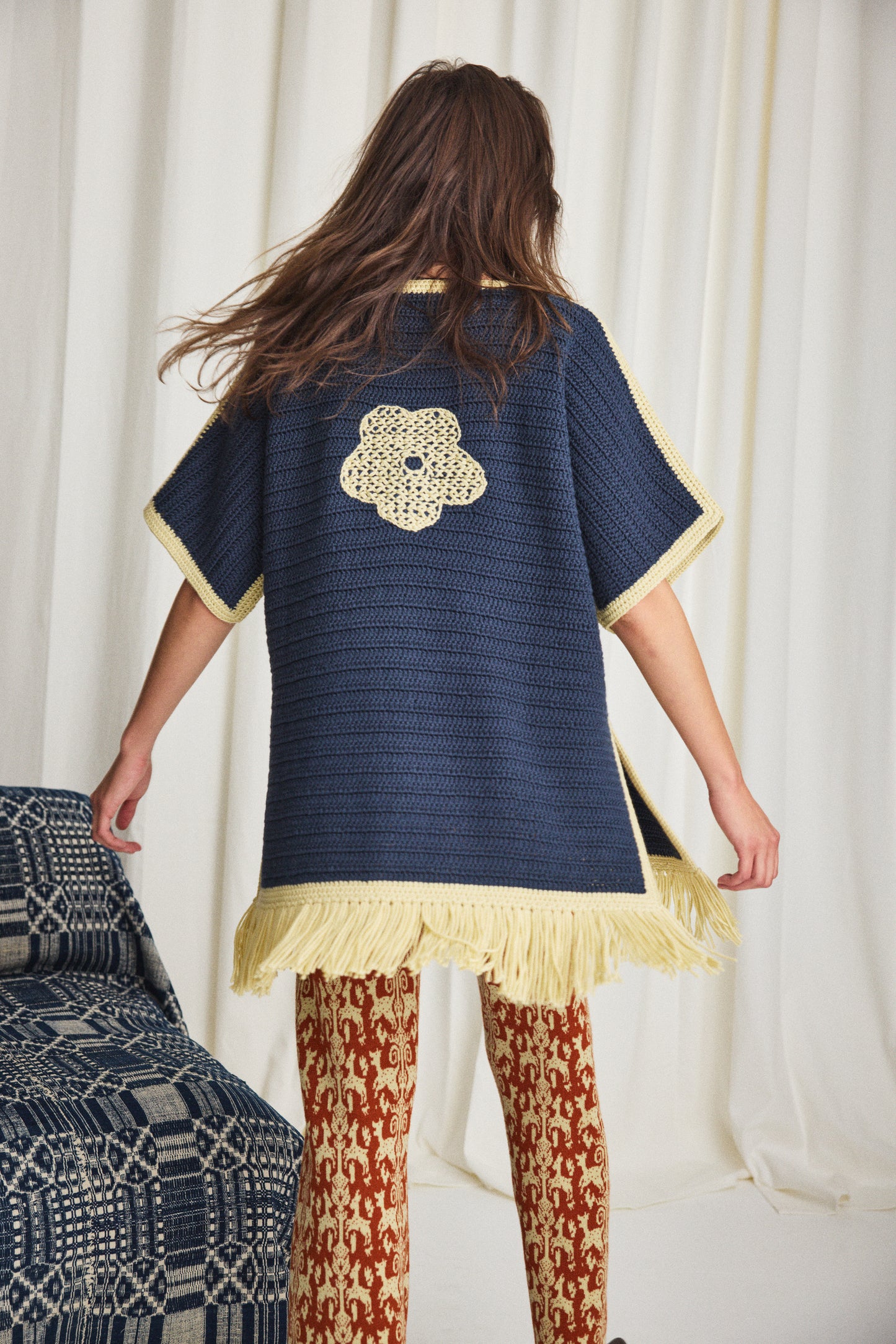 Blomma Crochet Fringe Tunic