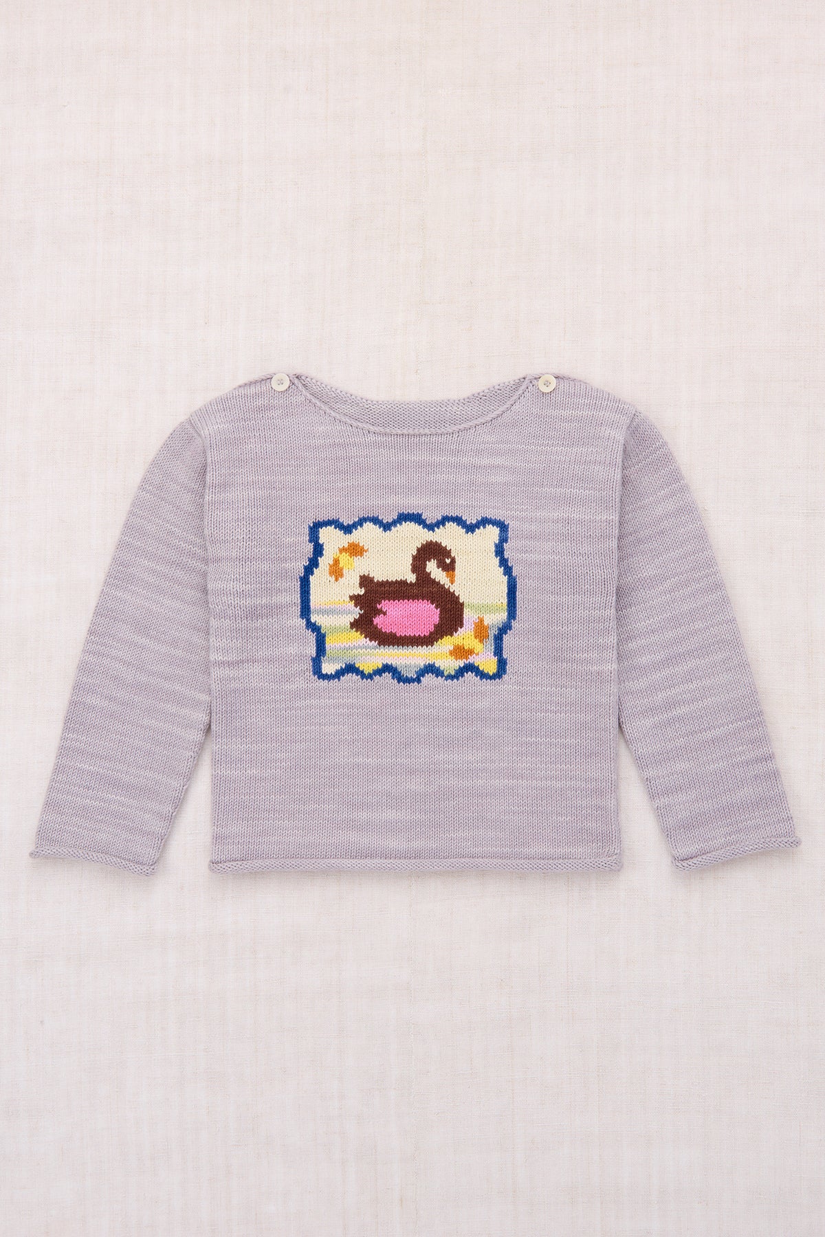 Swan Boatneck Sweater – Misha & Puff
