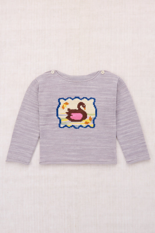 Swan Boatneck Sweater