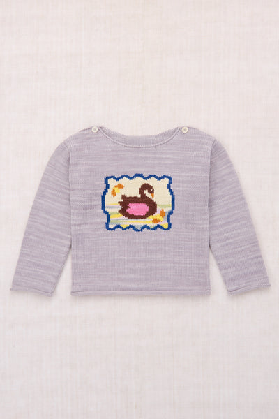 Swan Boatneck Sweater – Misha & Puff